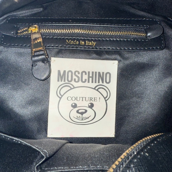 New Moschino Teddy Bear Backpack black medium - Picture 10 of 10